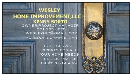 Slide of Wesley Home Improvement LLC