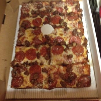 Jet's Pizza - Sausage and pepperoni - Pizza Near Me - Schaumburg, Illinois Jet's Pizza - Sausage and pepperoni - Pizza Near Me - Schaumburg, Illinois