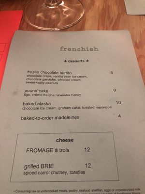Menu photo 4 Frenchish Albuquerque, NM