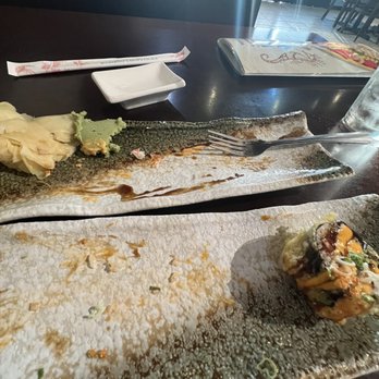 Sawa Sushi - godzilla is the sushi still in plate. other plate had white tiger roll. oopsie. yum - Sushi Bars Near Me - La Quinta, California Sawa Sushi - godzilla is the sushi still in plate. other plate had white tiger roll. oopsie. yum - Sushi Bars Near Me - La Quinta, California