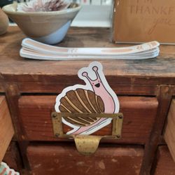 Adorable selection of stickers in drawers.