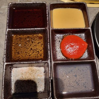 Niku Feast Yakiniku - 6 different sauces - Barbeque Near Me - Seattle, Washington Niku Feast Yakiniku - 6 different sauces - Barbeque Near Me - Seattle, Washington