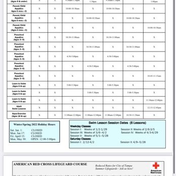 Sulphur Springs Pool - Winter schedule! - Swimming Pools Near Me - Tampa, Florida Sulphur Springs Pool - Winter schedule! - Swimming Pools Near Me - Tampa, Florida