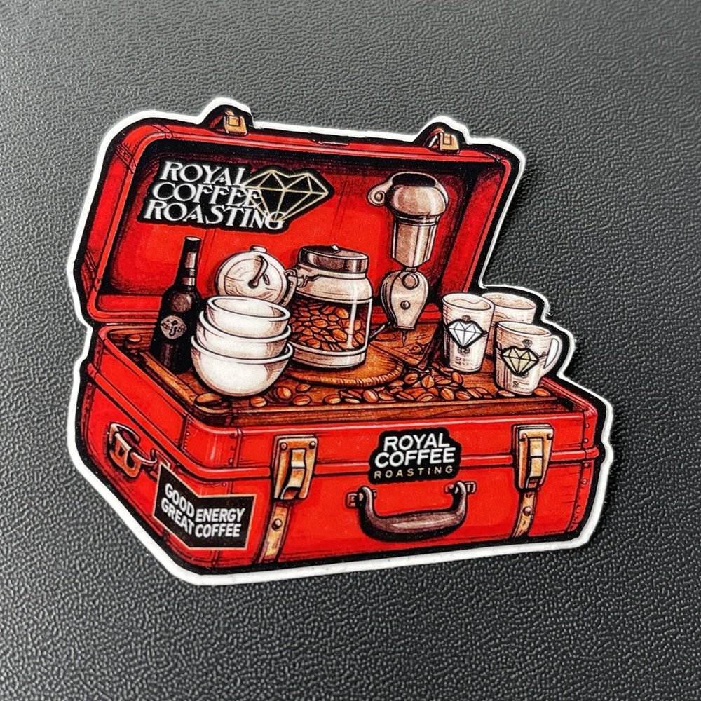 Sweet Coffee sticker @ Royal Coffee Roasting. Sweet Coffee sticker @ Royal Coffee Roasting.