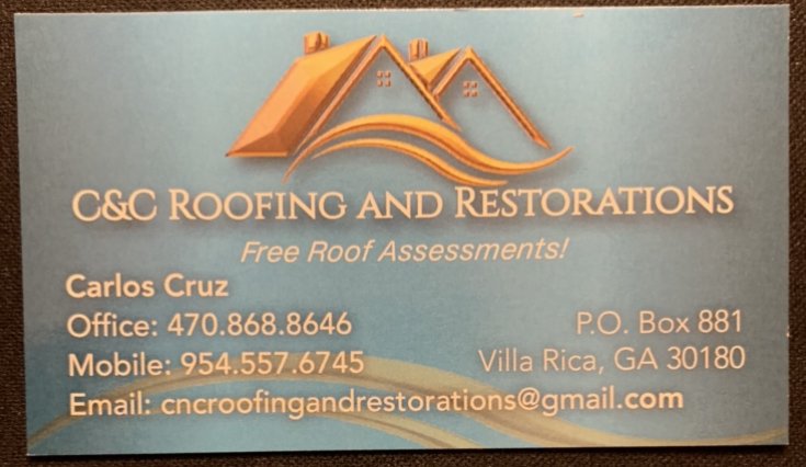 Slide of C&C Roofing and Restorations