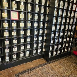 Shab Row Tea Emporium - Wall of teas