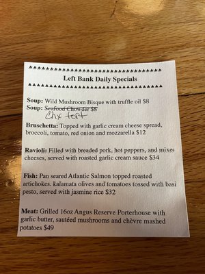 Menu photo 8 The Left Bank Buffalo, NY Menu photo 8 The Left Bank Buffalo, NY