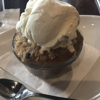 Biscottis - Hot croissants Bread Pudding w vanilla ice cream - American Near Me - Jacksonville, Florida