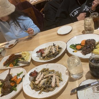 Mountainside Bar & Grill - new york steak, 2 elk steak, and 2 chicken penne pasta - Bars Near Me - Mammoth Lakes, California Mountainside Bar & Grill - new york steak, 2 elk steak, and 2 chicken penne pasta - Bars Near Me - Mammoth Lakes, California
