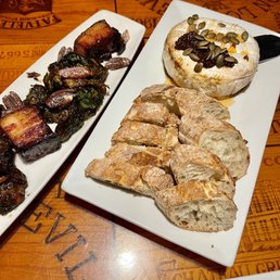 Brussels Sprouts & Pork Belly, Brie Brussels Sprouts & Pork Belly, Brie