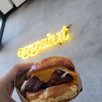 Eggslut - Bacon egg and cheese - Breakfast & Brunch Near Me - Los Angeles, California