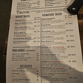 Nixtaco - Menu items - Mexican Near Me - Roseville, California