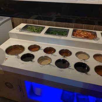 Boil Spot - The awkwardly located Sauce bar . This should of been moved to a more centralized location. - Korean Near Me - Tampa, Florida Boil Spot - The awkwardly located Sauce bar . This should of been moved to a more centralized location. - Korean Near Me - Tampa, Florida