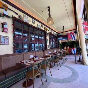 Cuba libre - Some of the outside seating - Cuban Near Me - Miami Beach, Florida Cuba libre - Some of the outside seating - Cuban Near Me - Miami Beach, Florida