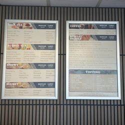 Ya-Ua Yogurt & Boba Tea - Menu - Fall 2026