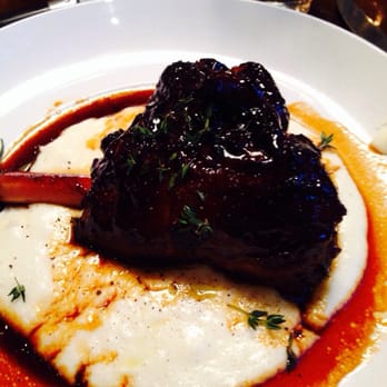 Via Vite - Overnight braised lamb shank with creamy polenta - Italian Near Me - Cincinnati, Ohio Via Vite - Overnight braised lamb shank with creamy polenta - Italian Near Me - Cincinnati, Ohio