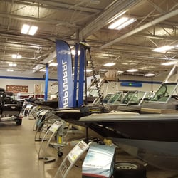 Barry Jays & Rainbow Marine - Large display of Lund and Princecraft Fishing boats