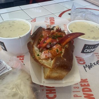 Pike Place Chowder - Market Chowder and Maine-Style Lobster Roll - Seafood Near Me - Seattle, Washington Pike Place Chowder - Market Chowder and Maine-Style Lobster Roll - Seafood Near Me - Seattle, Washington