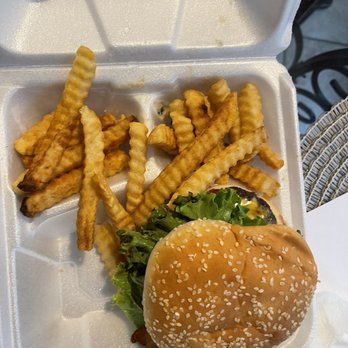 Good Eats Healthy Living - Steakburger and fries - Salad Near Me - Lithonia, Georgia