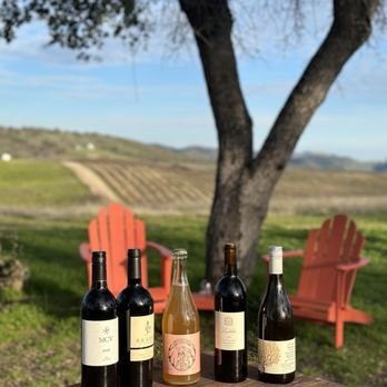 Central Coast Wines - four bottles of wine on a table - Beer, Wine & Spirits Near Me - San Luis Obispo, California Central Coast Wines - four bottles of wine on a table - Beer, Wine & Spirits Near Me - San Luis Obispo, California