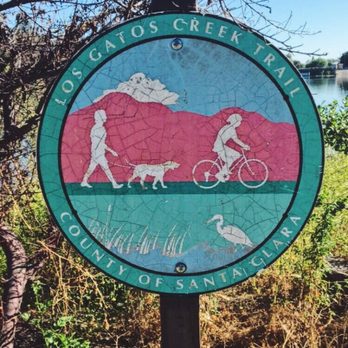 Los Gatos Creek Trail - Trail marker signs! - Parks Near Me - Campbell, California
