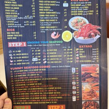 Yummy Crab - Menu - Cajun/Creole Near Me - Temple, Texas Yummy Crab - Menu - Cajun/Creole Near Me - Temple, Texas