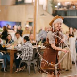 C+W Events - Our trick roper in action