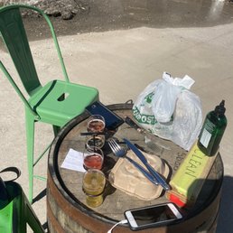 Outdoor space, brews, and food!