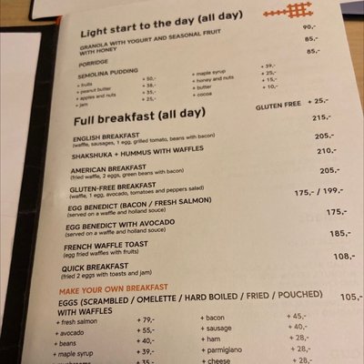 Menu photo 3 Coffee and Waffles Prague, PR