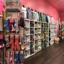 Fat Bottomed Girl's Cupcake Shoppe - Wall of merchandise