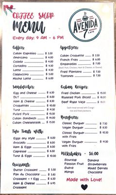 Avenida 7 Cafe by null