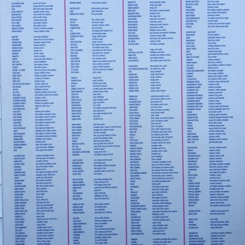 Sno Biz - So many flavor combinations to choose from. Zoom to read - Ice Cream & Frozen Yogurt Near Me - Springfield, Illinois