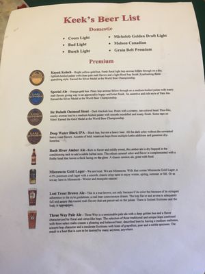 Menu photo 3 Keeks Watkins, MN