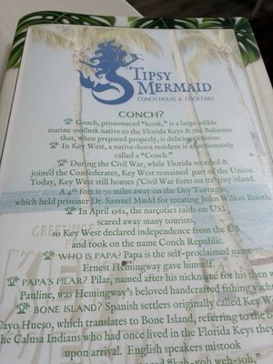 Menu photo 1 Tipsy Mermaid Zionsville, IN Menu photo 1 Tipsy Mermaid Zionsville, IN
