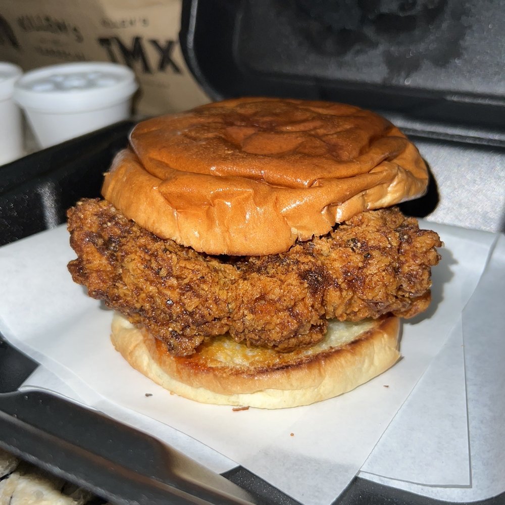 Killen's Barbecue - Nashville Chicken Sandwhich - Barbeque Near Me - Shenandoah, Texas Killen's Barbecue - Nashville Chicken Sandwhich - Barbeque Near Me - Shenandoah, Texas