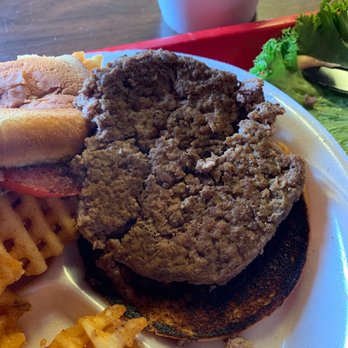 Big John's Burger - Absolutely the worst burger I've ever attempted to eat. $13 later. Still hungry. No salt, no browning on griddle. Won't be back. - Burgers Near Me - Winnsboro, Louisiana Big John's Burger - Absolutely the worst burger I've ever attempted to eat. $13 later. Still hungry. No salt, no browning on griddle. Won't be back. - Burgers Near Me - Winnsboro, Louisiana