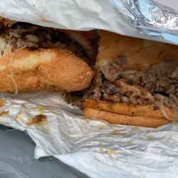 Ulet Philly Cheesesteaks - Philly with provolone and onions only.