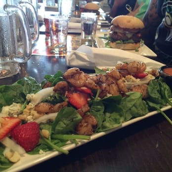 Kona Brewing - Spinach Salad with Shrimp. - Pubs Near Me - Honolulu, Hawaii Kona Brewing - Spinach Salad with Shrimp. - Pubs Near Me - Honolulu, Hawaii