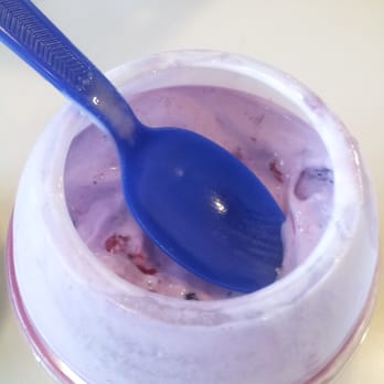 Culver's - Vanilla Custard Concrete Mixer with Blueberry and Strawberry - Burgers Near Me - Gurnee, Illinois