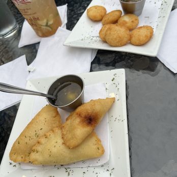 La Terraza Rum & Lounge - Mini Arepas Queso Trio empanadas - Mediterranean Near Me - Little Rock, Arkansas La Terraza Rum & Lounge - Mini Arepas Queso Trio empanadas - Mediterranean Near Me - Little Rock, Arkansas