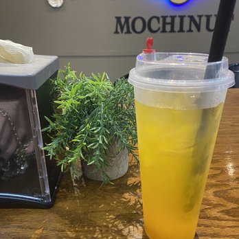Mochinut - Mango sweet tea - Donuts Near Me - San Antonio, Texas