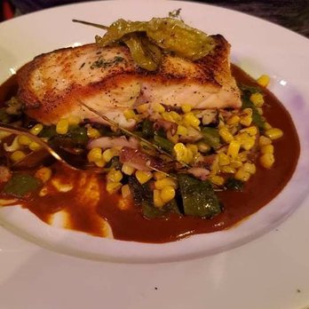 La Malquerida Latin Fusion - Salmon with chile sauce - Latin American Near Me - Berwyn, Illinois La Malquerida Latin Fusion - Salmon with chile sauce - Latin American Near Me - Berwyn, Illinois