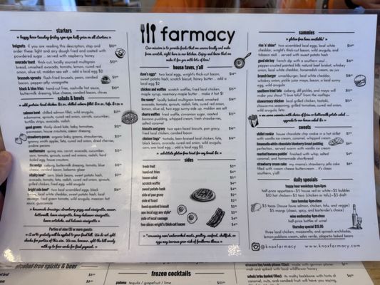 Menu photo 8 Farmacy Knoxville, TN
