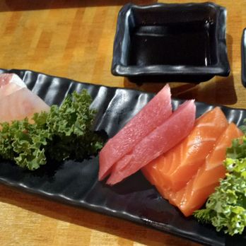 Osuba - Sashimi Appetizer 7 pieces $14 with ponzu sauce and soy sauce - Sushi Bars Near Me - Waxahachie, Texas Osuba - Sashimi Appetizer 7 pieces $14 with ponzu sauce and soy sauce - Sushi Bars Near Me - Waxahachie, Texas