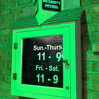 Big Daddy's Pizzeria - Hours - Pizza Near Me - Sevierville, Tennessee