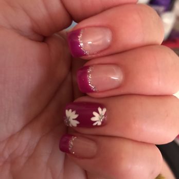 Ultimate Nails - Purple with flowers! - Cosmetics & Beauty Supply Near Me - San Diego, California Ultimate Nails - Purple with flowers! - Cosmetics & Beauty Supply Near Me - San Diego, California