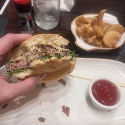 Surf and Surf & Turf Burger Surf and Surf & Turf Burger