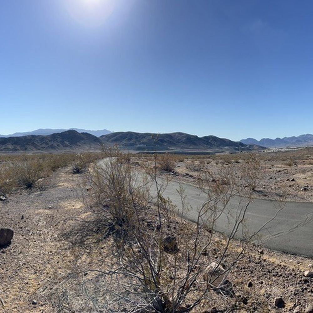 River Mountain Trail - Pano of the trail - Hiking Near Me - Boulder City, Nevada River Mountain Trail - Pano of the trail - Hiking Near Me - Boulder City, Nevada