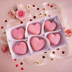 Chiboo Bakery - Valentine's Day 2023 Variety of Cute, Heart shaped and red pink custom special french macarons in DMV Area Reston Chantilly Virginia