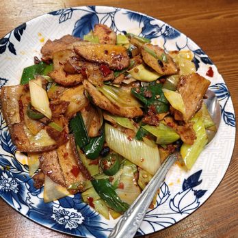 Chuan Yu - Twice cooked pork. Fragrant with thinly sliced pork belly. - Szechuan Near Me - Temple City, California